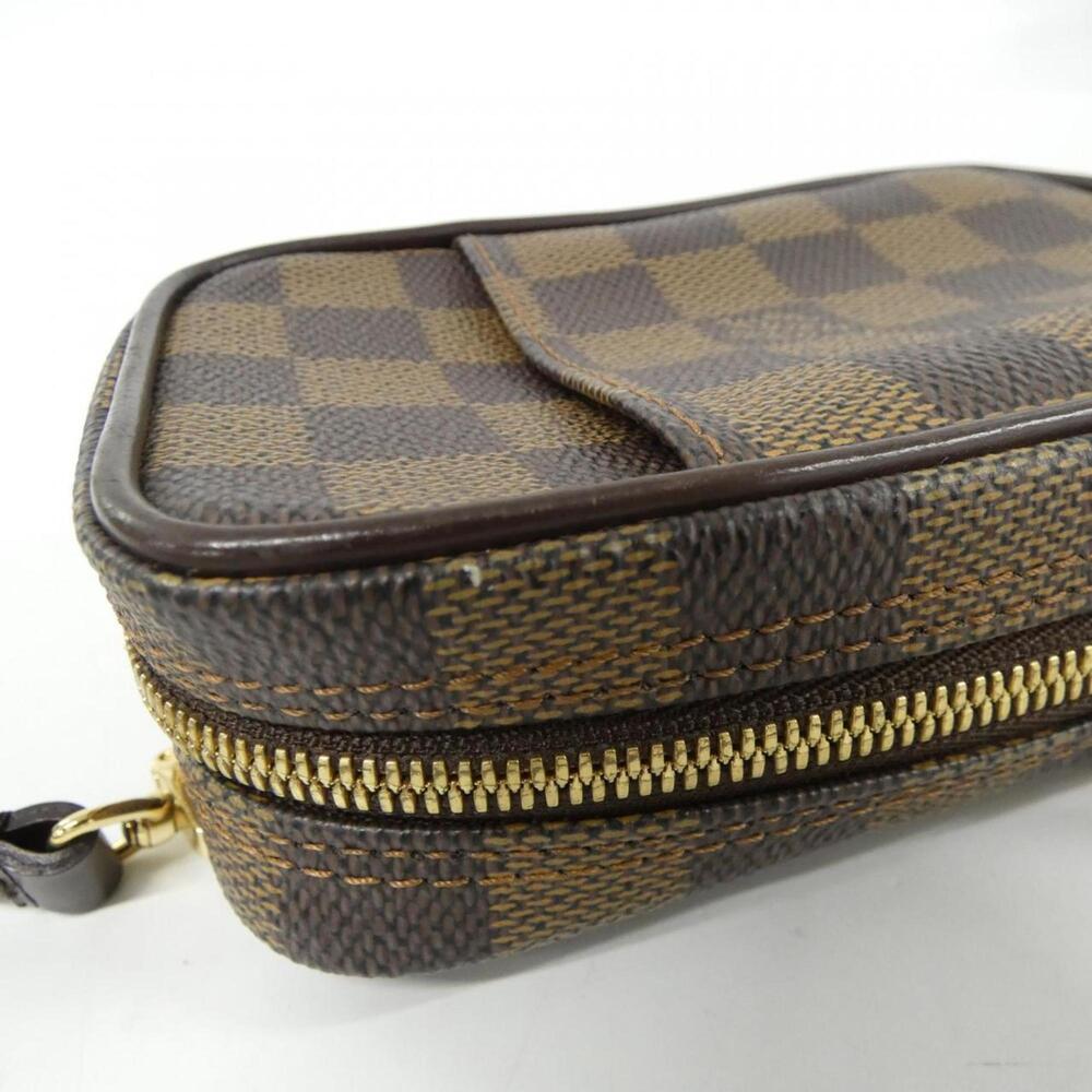 LOUIS VUITTON Authentic Brown Damier Pouch - Picture 5 of 7